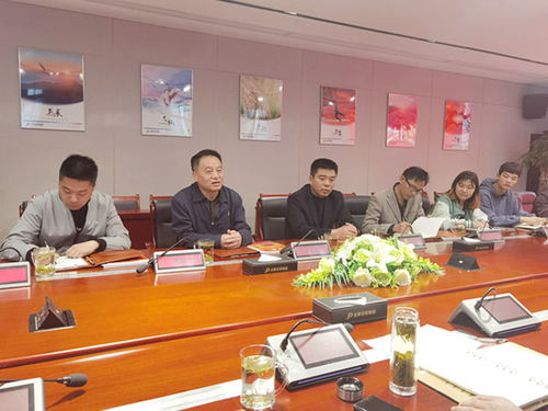 校黨委書記萬繼軍赴安徽金鵬建設集團走訪調研